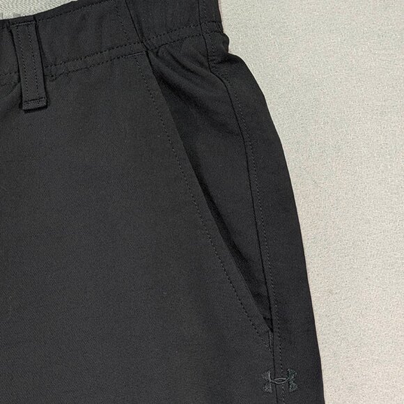 Under Armour Match Play Golf Chino Pants Mens 36 32 Black Athleisure Performance - Picture 2 of 11